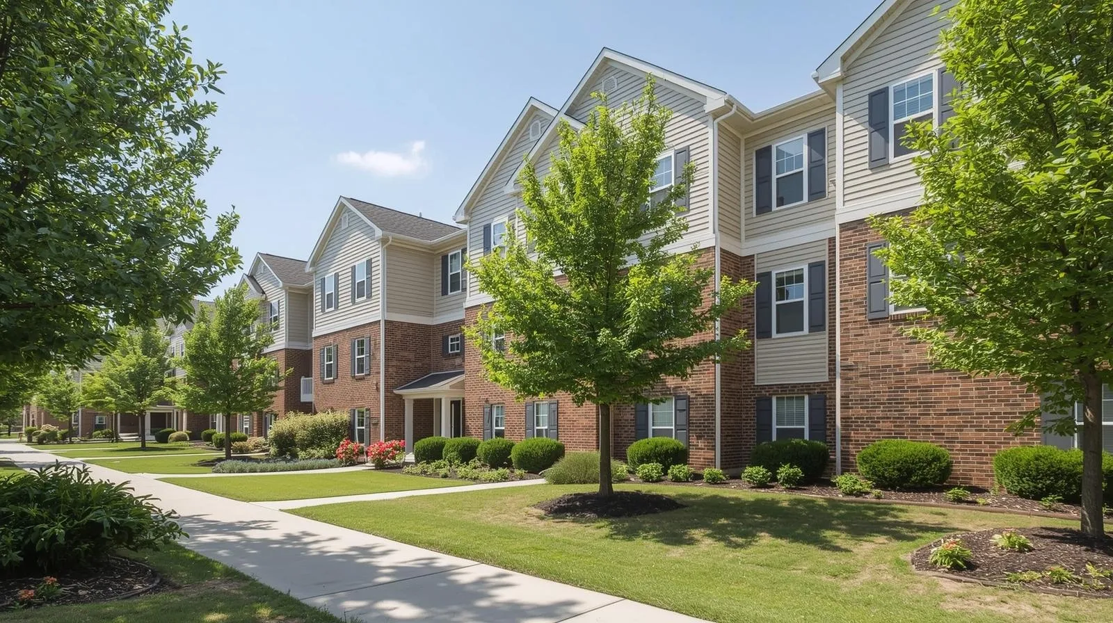 create an image of an apartment comple-63054a1